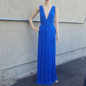 Michael Kors Royal BlueJersey Maxi Dress